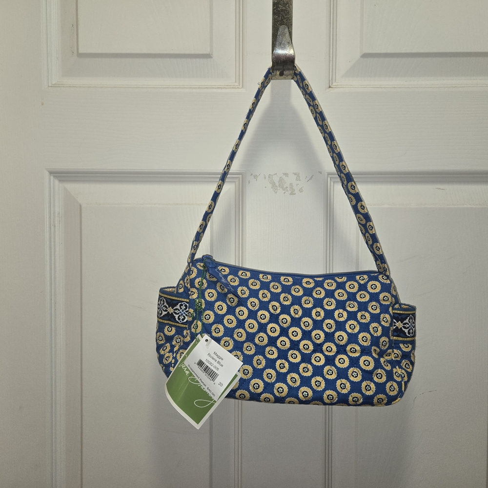 Vera Bradley Vintage Shoulder Bag, Riviera Blue, NWT